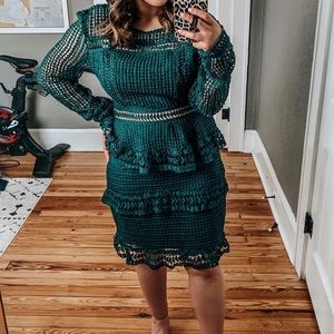 Green Lace Dress from Red Dress